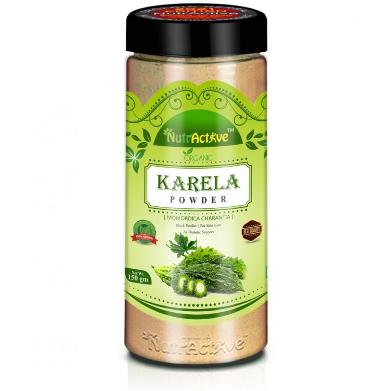 NutrActive 100% Pure Karela For Diabetic Care Powder 150 gm Pack Of 1