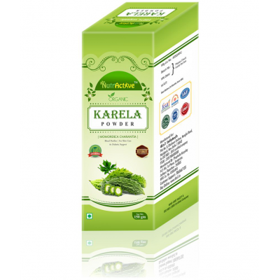 NutrActive 100% Pure Karela For Diabetic Powder 300 gm Pack Of 2