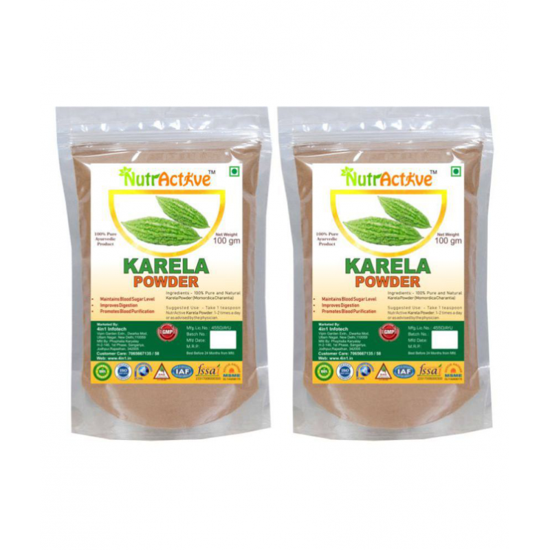 NutrActive 100% Pure Karela Powder 200 gm