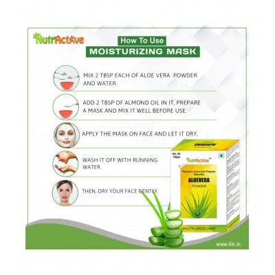 NutrActive Aloe Powder 100 gm Pack Of 4