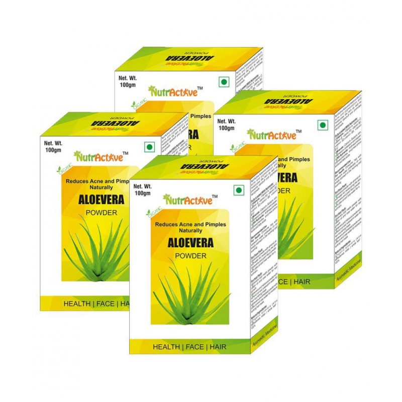 NutrActive Aloe Powder 100 gm Pack Of 4