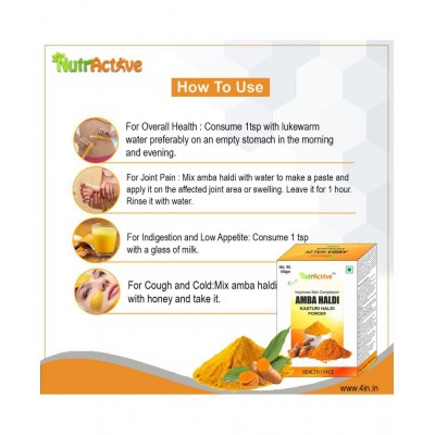 NutrActive Amba Haldi Powder 100 gm Pack Of 2