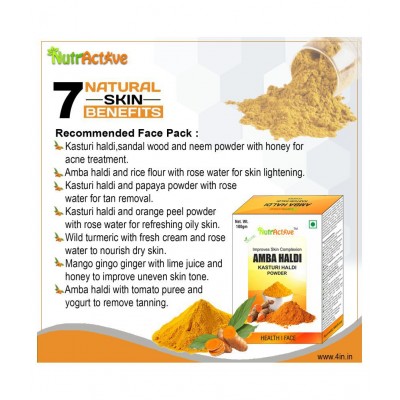 NutrActive Amba Haldi Powder 100 gm Pack of 3