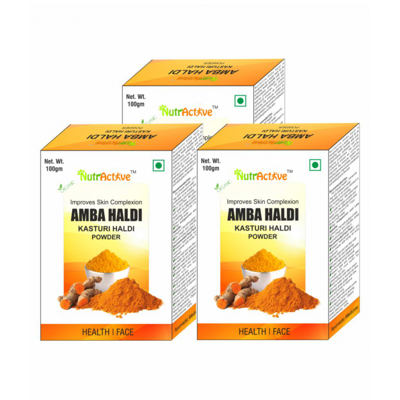 NutrActive Amba Haldi Powder 100 gm Pack of 3