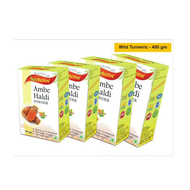 NutrActive Ambe haldi Powder 100 gm Pack Of 4