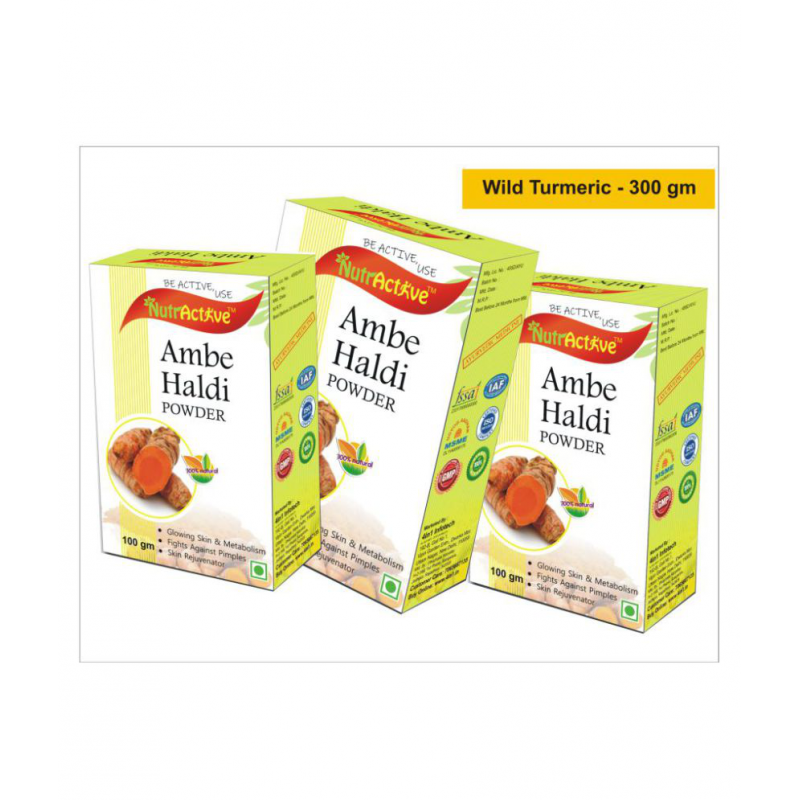 NutrActive Ambe haldi Powder 100 gm Pack of 3