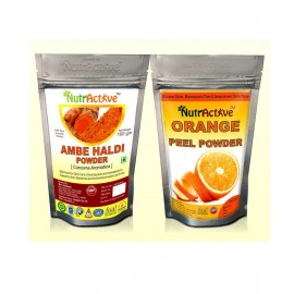 NutrActive Ambe haldi and Orange Peel Powder 200 gm Pack Of 2