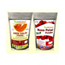 NutrActive Ambe haldi and Rose Petals Powder 200 gm