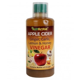 NutrActive Apple Cider Ginger, Garlic, Lemon &  Honey 500 ml Unflavoured Single Pack