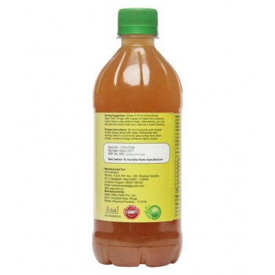 NutrActive Apple Cider Vinegar with Mother of Vinegar 1000 ml Unflavoured Pack of 2