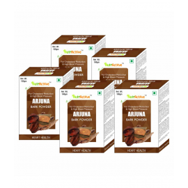 NutrActive Arjuna Bark Powder 100 gm Pack Of 5