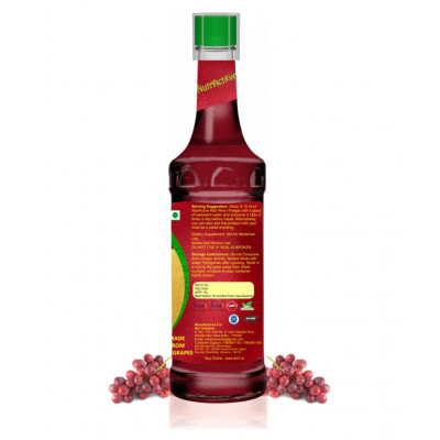 NutrActive Black Grapes Vinegar 500 ml Fruit Single Pack