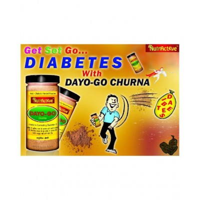 NutrActive Dayo-Go Churna | Anti Diabetic Capsule 300 gm Pack Of 2