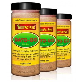 NutrActive Dayo-Go Churna | Anti Diabetic Powder 450 gm Pack of 3