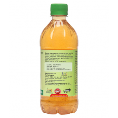 NutrActive Filtered Apple Cider Vinegar | 100% Natural 500 ml Unflavoured