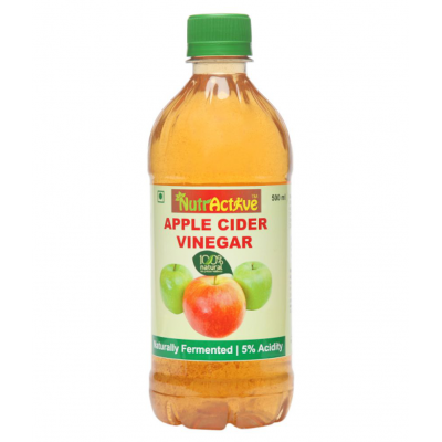 NutrActive Filtered Apple Cider Vinegar 1000 ml Unflavoured Pack of 2