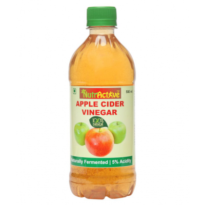 NutrActive Filtered Apple Cider Vinegar 1500 ml Unflavoured Pack of 3