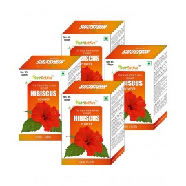 NutrActive Hibiscus Powder 100 gm Pack Of 4 NutrActive Hibiscus Powder 100 gm Pack Of 4