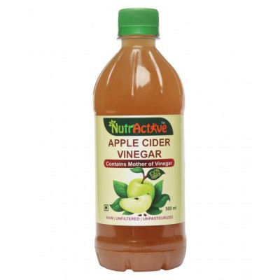 NutrActive Himalayan Apple Cider Vinegar Health Drink Liquid 500 ml Green Apple