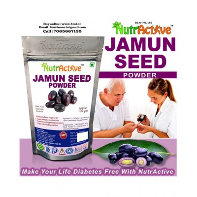 NutrActive Jambu Beej Jamun Powder Powder 100 gm Pack Of 2