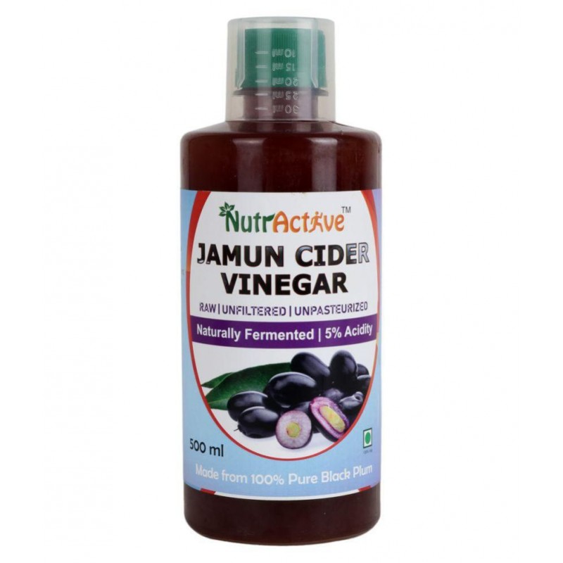 NutrActive Jamun Cider Vinegar Health Drink 500 ml Unflavoured