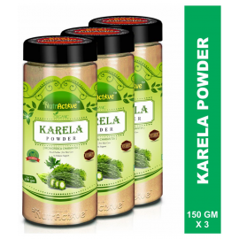 NutrActive Karela For Healthy Liver Powder 450 gm Pack of 3