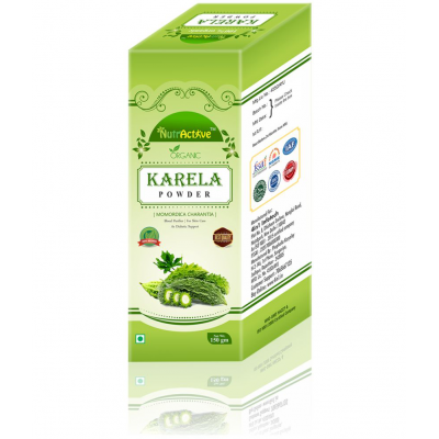 NutrActive Karela For Healthy Liver Powder 450 gm Pack of 3