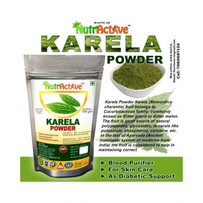 NutrActive Karela Powder Powder 100 gm Pack Of 5