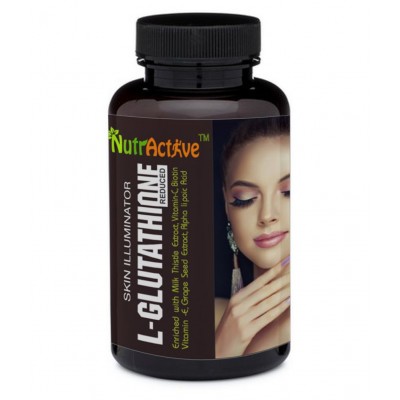 NutrActive L-Glutathione (90 Veg Capsule) Capsule 2000 mg Pack Of 2