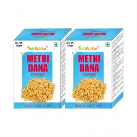 NutrActive Methi Dana Powder 100 gm Pack Of 2