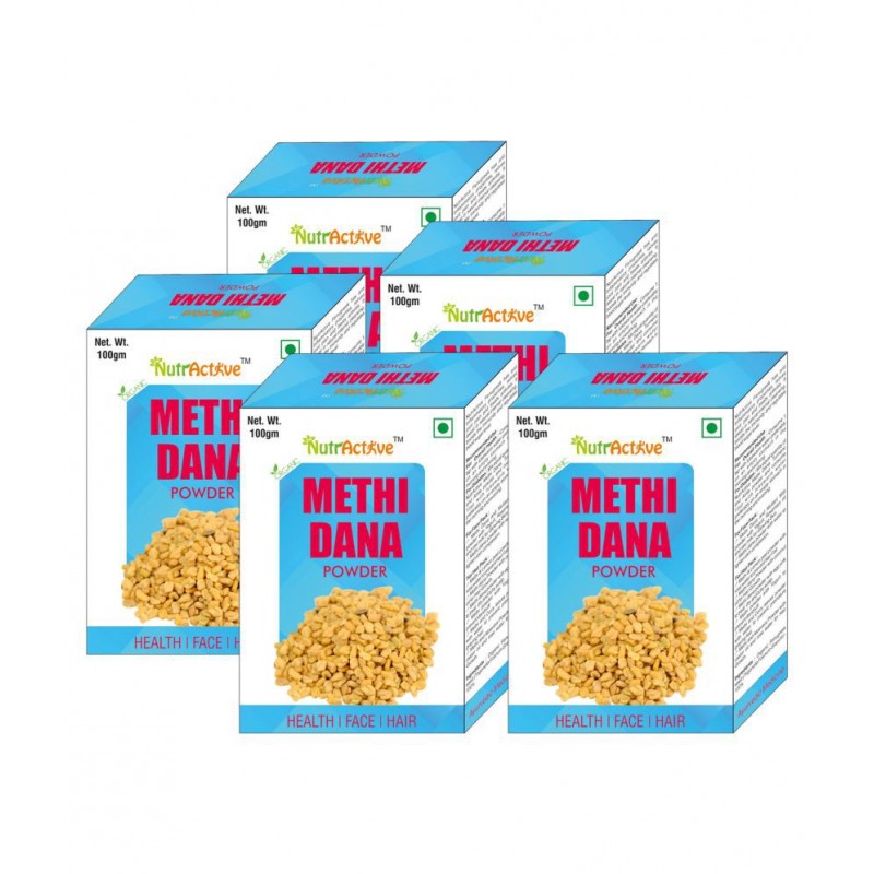 NutrActive Methi Dana Powder 100 gm Pack Of 5