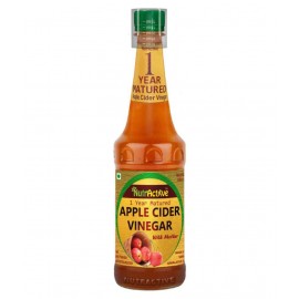 NutrActive Natural Apple Cider Vinegar for Diabetes, 500 ml Fruit Single Pack