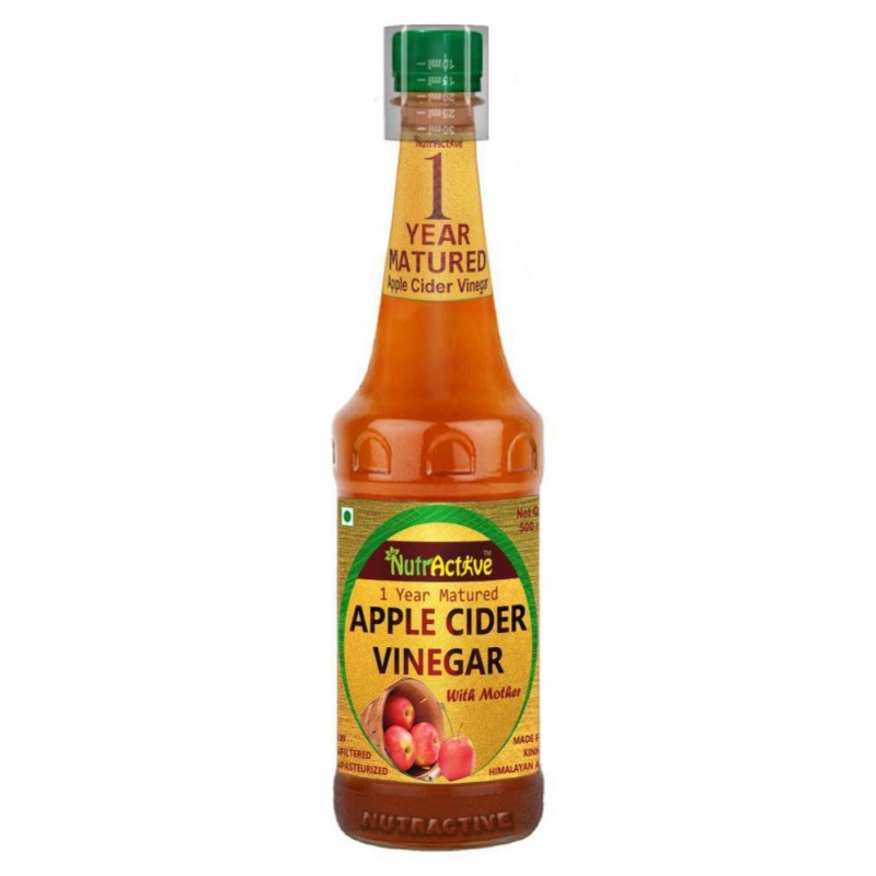 NutrActive Natural Apple Cider Vinegar for Healthy Digestion 500 ml Fruit Single Pack