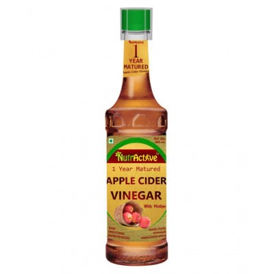 NutrActive Natural Apple Cider Vinegar with Mother of Vinegar 500 ml Unflavoured