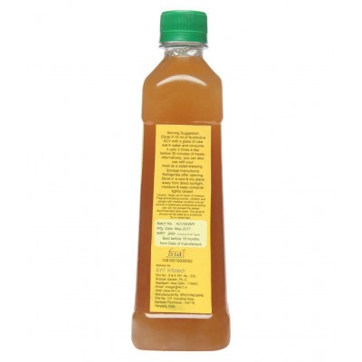 NutrActive Natural Apple Cider Vinegar with Mother of Vinegar 500 ml Unflavoured