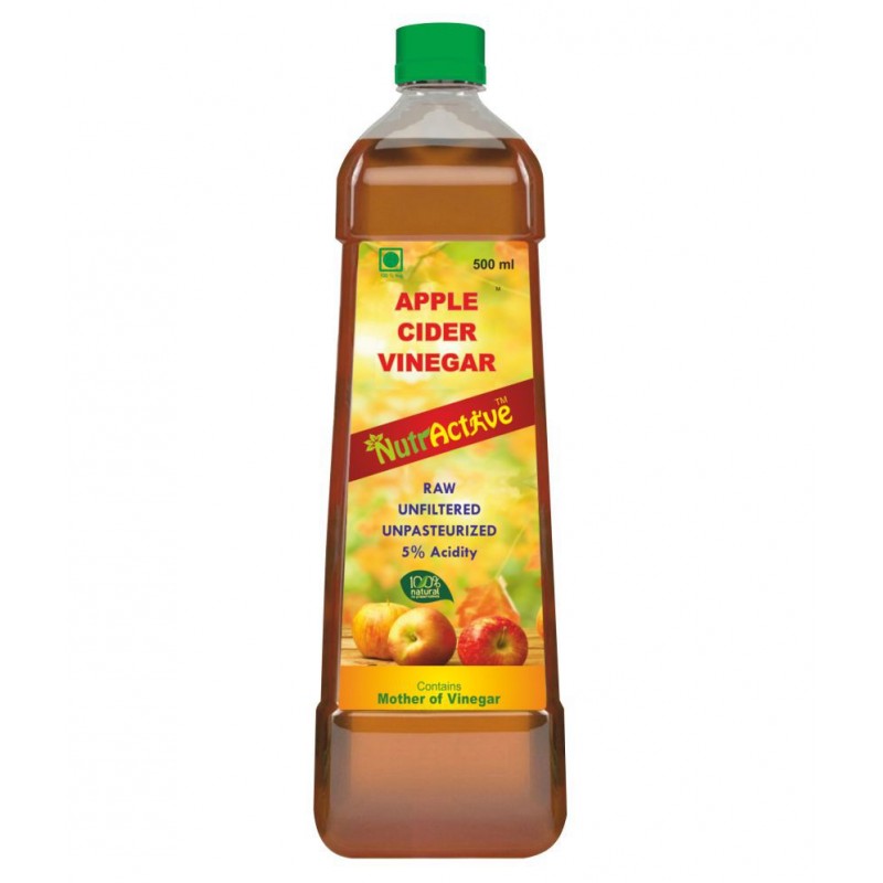 NutrActive Natural Apple Cider Vinegar with Mother of Vinegar Dressing 500 ml