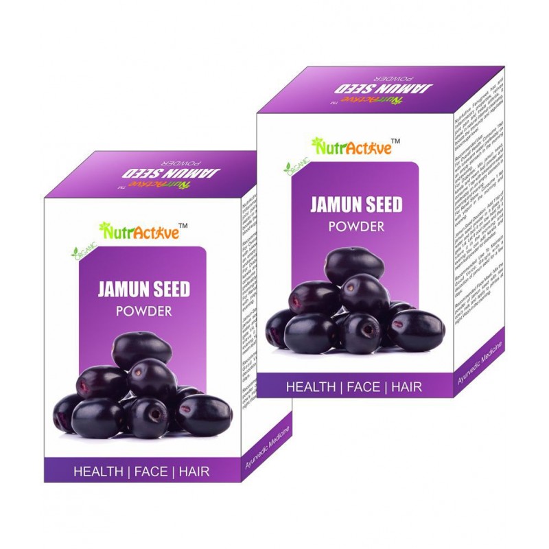 NutrActive Natural Jamun Seed Powder 200 gm