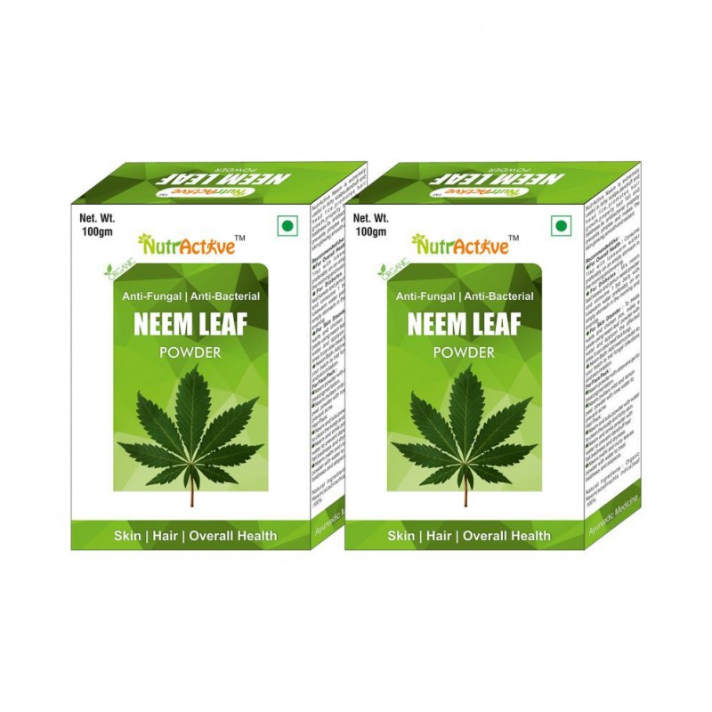 NutrActive Neem Leaf Powder 100 gm Pack Of 2