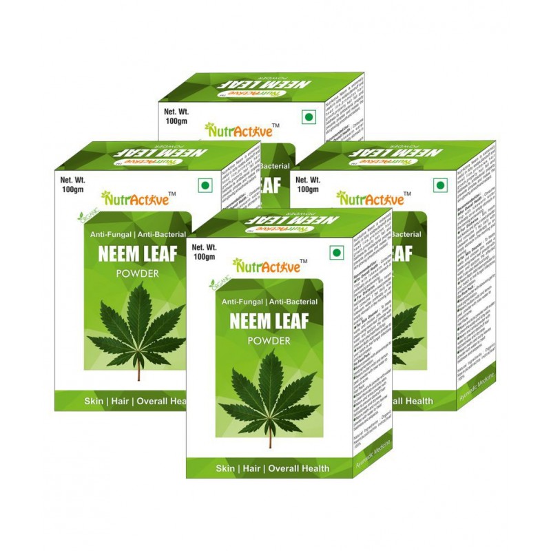 NutrActive Neem Leaf Powder 100 gm Pack Of 4