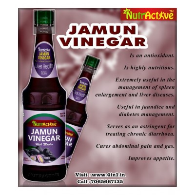 NutrActive Nutractive Jamun Naturally Fermented 500 ml Fruit Single Pack