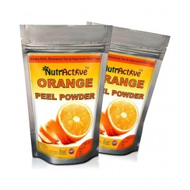 NutrActive Orange Peel powder Skin Whitening | Powder 200 gm Pack Of 2