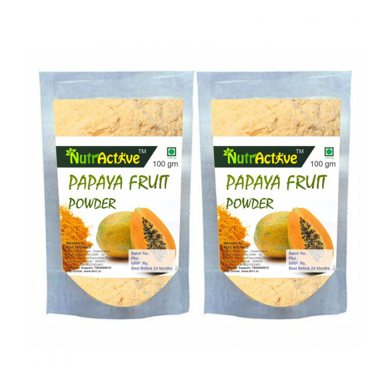 NutrActive Papaya Fruit Powder 200 gm