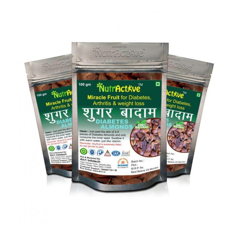 NutrActive Sugar Badam 300 gm
