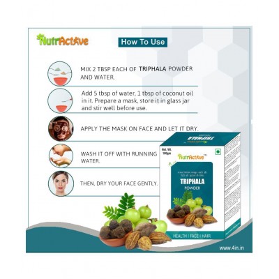 NutrActive Triphala Powder 100 gm Pack Of 5