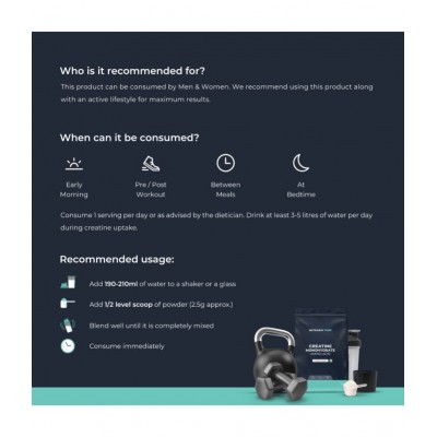 Nutrabay Pure 100% Micronised Creatine Monohydrate 100 gm