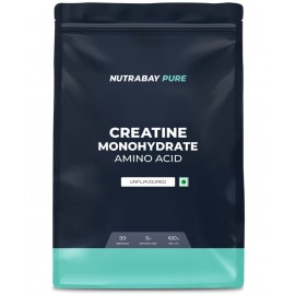 Nutrabay Pure 100% Micronised Creatine Monohydrate 100 gm Nutrabay Pure 100% Micronised Creatine Monohydrate 100 gm