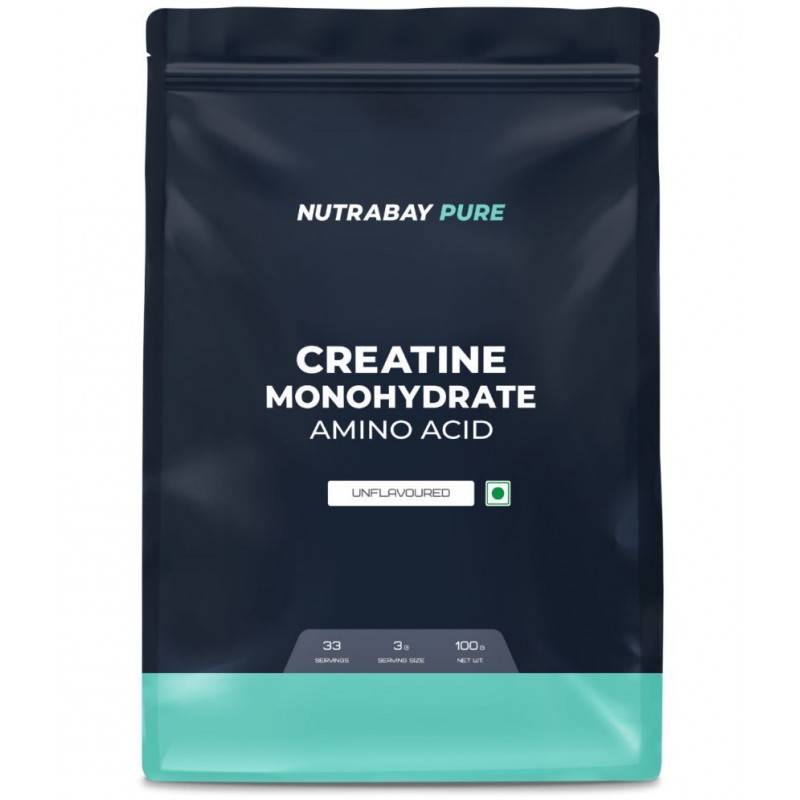 Nutrabay Pure 100% Micronised Creatine Monohydrate 100 gm