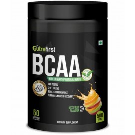 Nutrafirst BCAA workout proteins with Mixed Fruit Flavored 500 gm