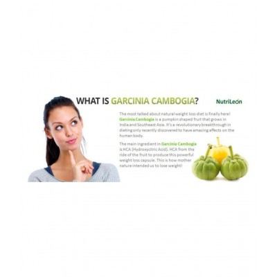 NutriLeon Garcinia Cambogia Weight Loss 500 mg 60 60 no.s Unflavoured