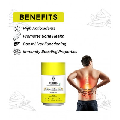 Nutriherbs Nano Curcumin Extract 500 mg 100% Natural Turmeric Extract - 60 Capsules | Powerful Anti-inflammatory, Antioxidant | Pain Reliever For Men and Women Nutriherbs Nano Curcumin Extract 500 mg 100% Natural Turmeric Extract - 60 Capsules | Powerful Anti-inflammatory, Antioxidant | Pain Reliever For Men and Women